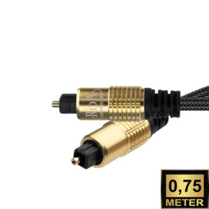 Ripa Connected toslink audiokabel 0,75 m goud
