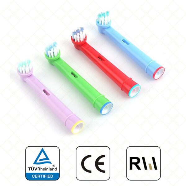 RipaWare Precision Clean opzetborstels 4 stuks multicolor